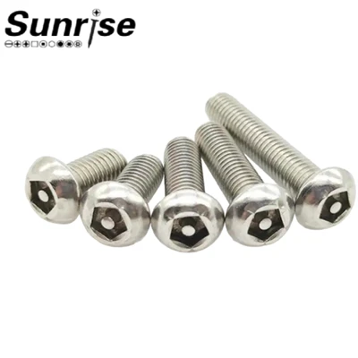 SS304/316 Sigurnosni vijak protiv krađe Pentagon Penta Drive Pan Button Head Screw